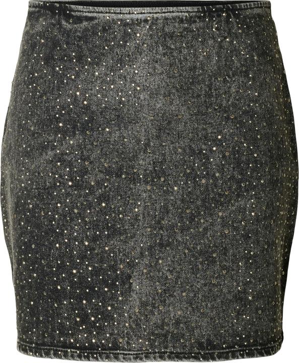 Produktbild Selected Femme Slfmerle Hw Short Black Denim Skirt (40)
