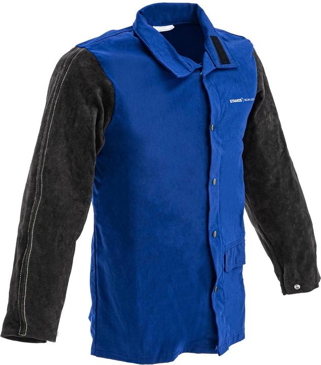 Produktbild Stamos Schweisserjacke Schweisserbekleidung aus Baumwollsatin / Rindspaltleder Grösse L