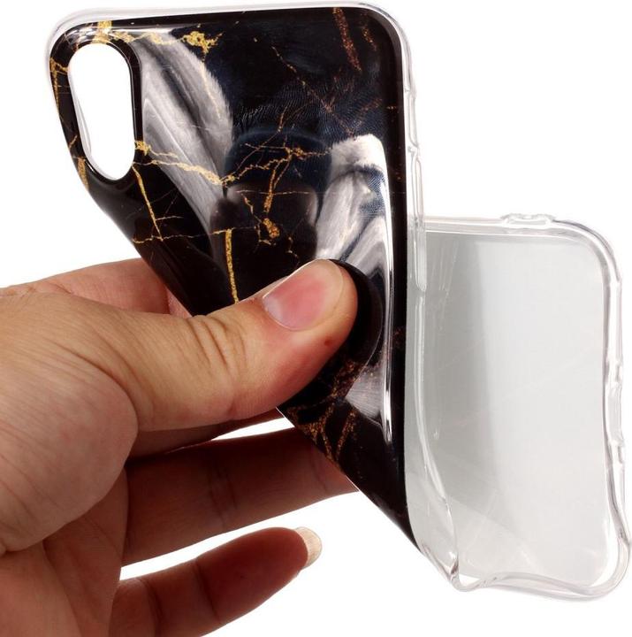 Produktbild Cover-Discount Silikon Gummi Case Marble (Apple iPhone XS, Apple iPhone X)
