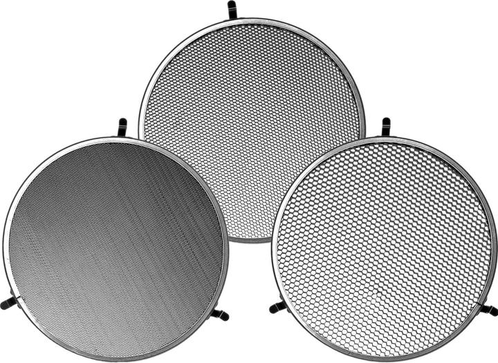 Image du produit Broncolor Wabenvorsätze P65, P45 und PAR, Ø 27,5 cm, 3 Stück (27.50 cm)