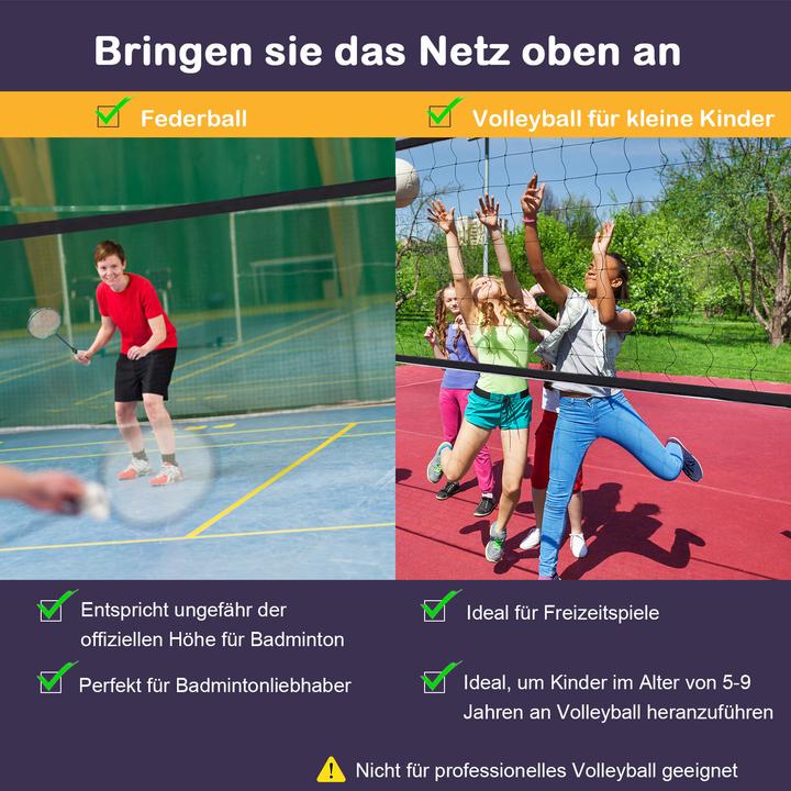 Immagine prodotto Homcom Badmintonnetz