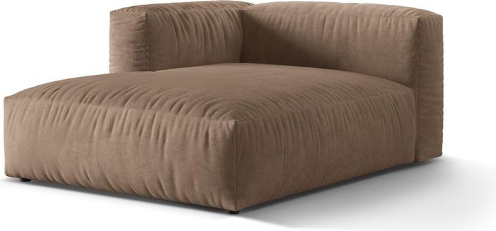 Actual product image Micadoni Modular Chaise Longue Left, "Martina", 1 Seat, 176x123x75 Made in Europe (Chaise longue)