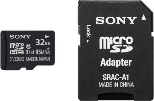 Actual product image Sony microSDHC Card 32GB,, UHS-I U1 (32 GB, microSDHC, U1, UHS-I)