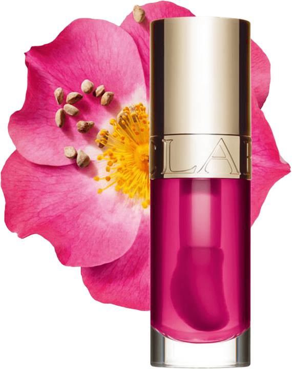 Actual product image Clarins Lip Comfort Oil (No. 02 - Raspberry)