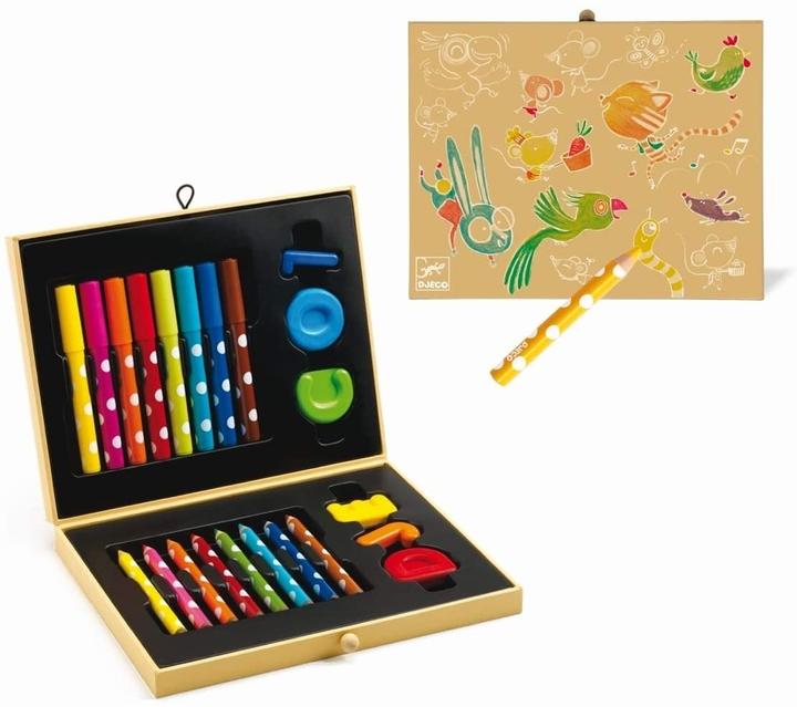 Produktbild Djeco Malkoffer für die Kleinsten (Mehrfarbig, 16 x)