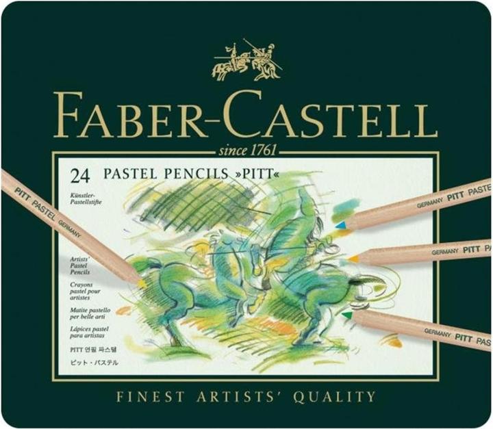 Actual product image Faber-Castell Coloured pencil PITT PASTELL (Multicoloured, 24 x)