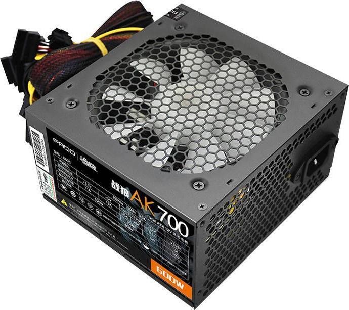 Actual product image Aigo Computer Power Supply AK700 RGB (black) (700 W)
