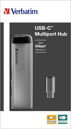 Produktbild Verbatim Multiport (USB-C, 4 Ports)