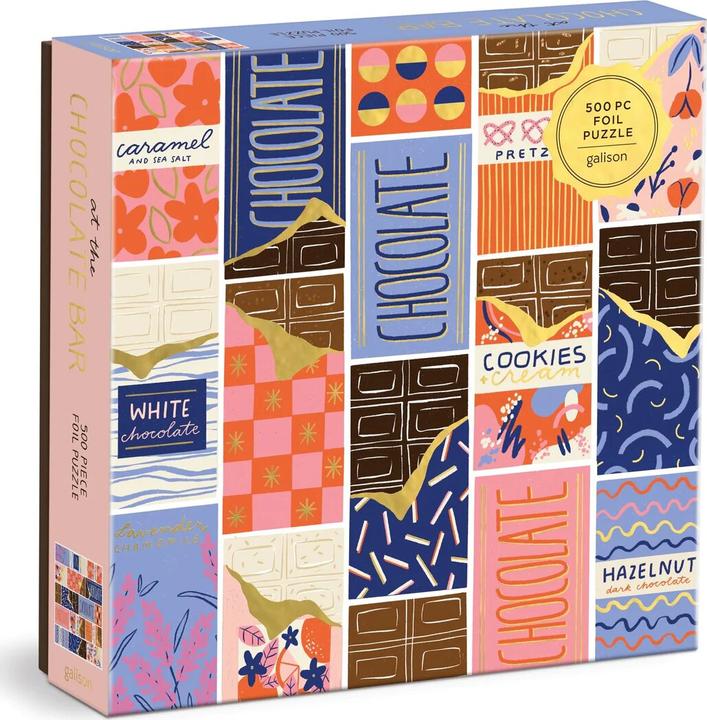 Produktbild Abrams & Chronicle At the Chocolate Bar 500 Piece Foil Puzzle (500 Teile)