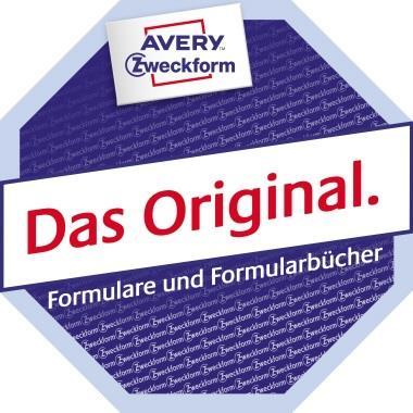 Actual product image Avery Receipt incl. VAT (50 x)