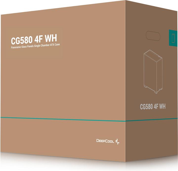 Image du produit Deepcool CG580 4F wh (weiss) (ATX, mATX, ITX)