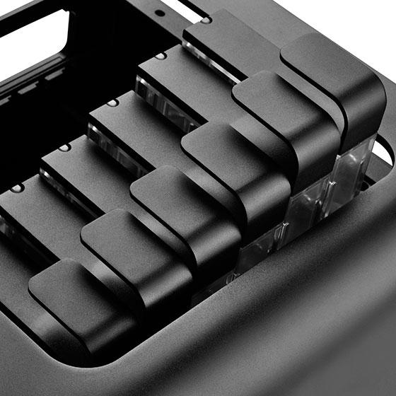 Produktbild Silverstone SST-CS01B-HS - Case Storage Mini-ITX Computer Gehäuse, 6x 2.5" Hot-Swap HDD Einschübe, s (Mini-ITX)
