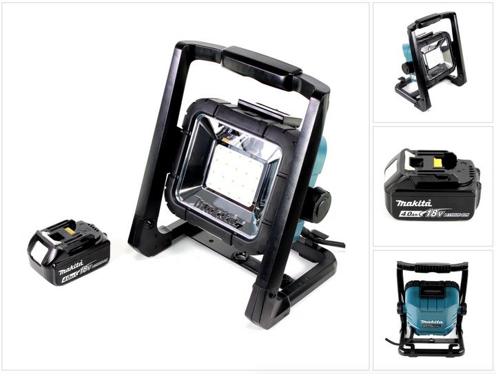 Productafbeelding Makita DEADML / DML 805 LED Bouwspots 14,4 - 18 Volt / 230 Volt + 1x BL 1840 B 18V - 4Ah Li-Ion Ak (750 lm)