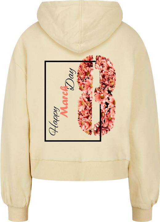 Immagine prodotto Merchcode Donna WD - Felpa con cappuccio biologica oversize Happy March Day - 112691 (M)