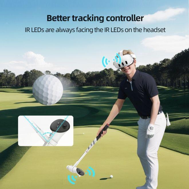 Actual product image AMVR Golf Griffaufsatz für Meta Quest 3 VR Controller