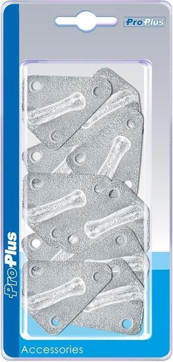 ProPlus Tarpaulin hooks metal 10 pieces in blister pack