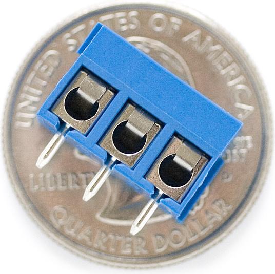 Immagine prodotto KEFA Terminale PCB con connessione a vite 5mm 3Pin Blu
