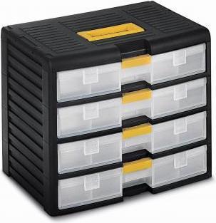 Actual product image Terry Store-Age 43002 desk drawer organiser Plastic Black, Translucent, Yellow