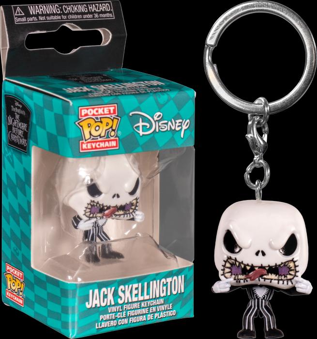 Actual product image Funko Portachiavi Pop! Nightmare Bef. Xmas : Jack (Scary)