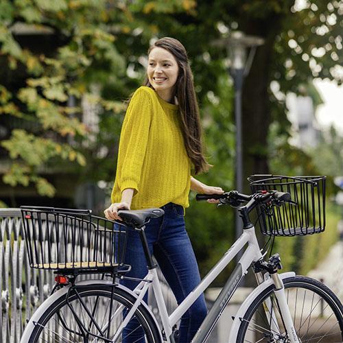 Image du produit KlickFix Panier arrière pour vélo Aluminio GT avec pince à panier (21 l)