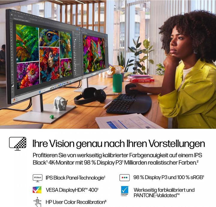 Produktbild HP 727pk Docking Display (3840 x 2160 Pixel, 27")