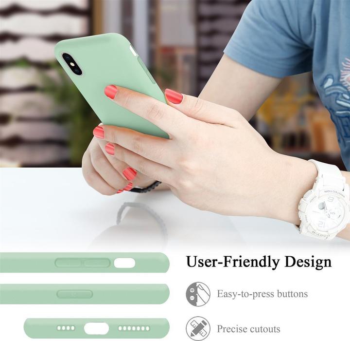 Immagine prodotto Cadorabo Copertura della cassa del silicone liquido TPU (Apple iPhone XS Max)
