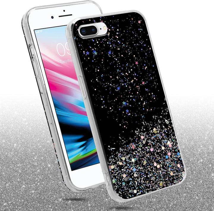Image du produit Cadorabo Couverture TPU paillettes scintillantes (Apple iPhone 7 Plus, Apple iPhone 7s Plus)