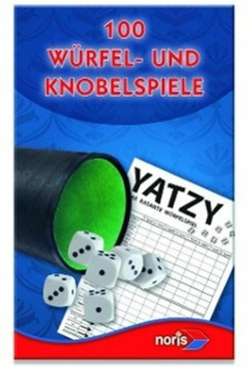Actual product image Noris 100 dice and puzzle games (German)