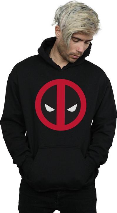 Immagine prodotto Felpa con Cappuccio Deadpool Logo Uomo (4XL)