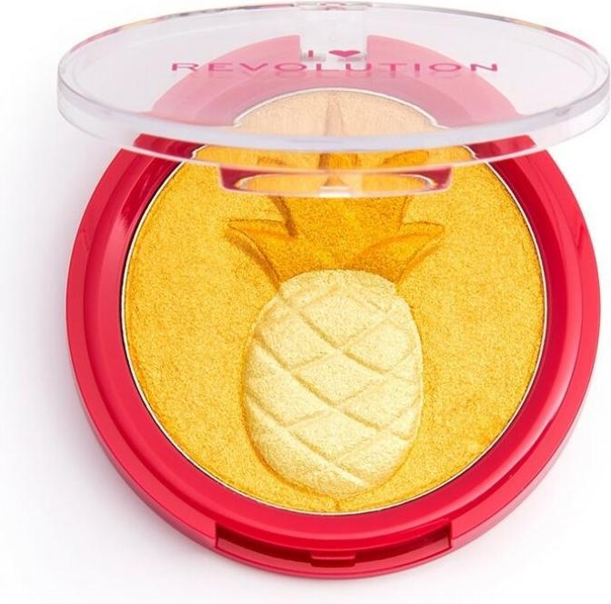Actual product image Makeup Revolution I Heart Revolution Fruity Highlighter (Pineapple, Highlighter)