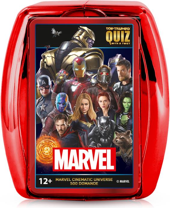Actual product image Winning Moves WM00006-ITA-6 TOP TRUMPS QUIZ - MARVEL (English)