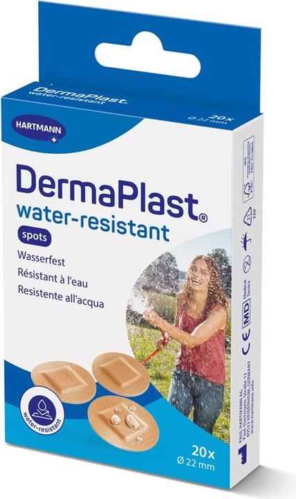 Actual product image DermaPlast Spots rund hautfarbig 20 (20 x)