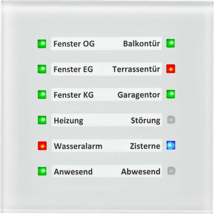 Immagine prodotto MDT Display LED in vetro, bianco