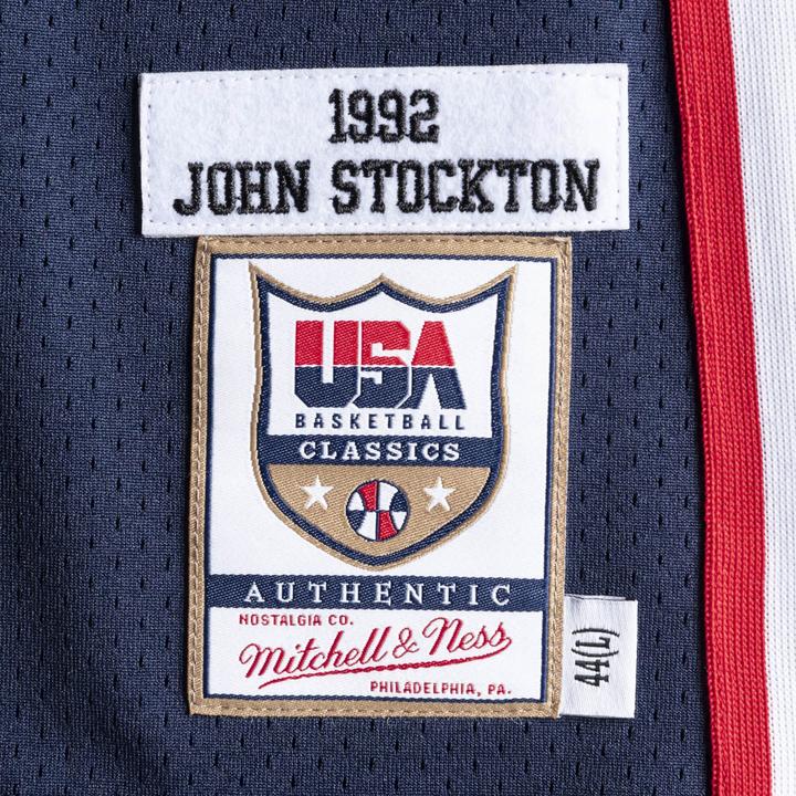 Actual product image Mitchell & Ness authentic team jersey usa nba john stockton (L)