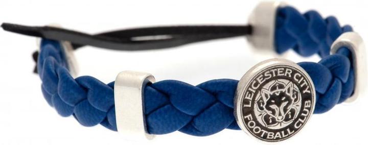 Immagine prodotto Leicester City FC Bracciale in pelle (1 cm, 90% PU, 10% Zamac)