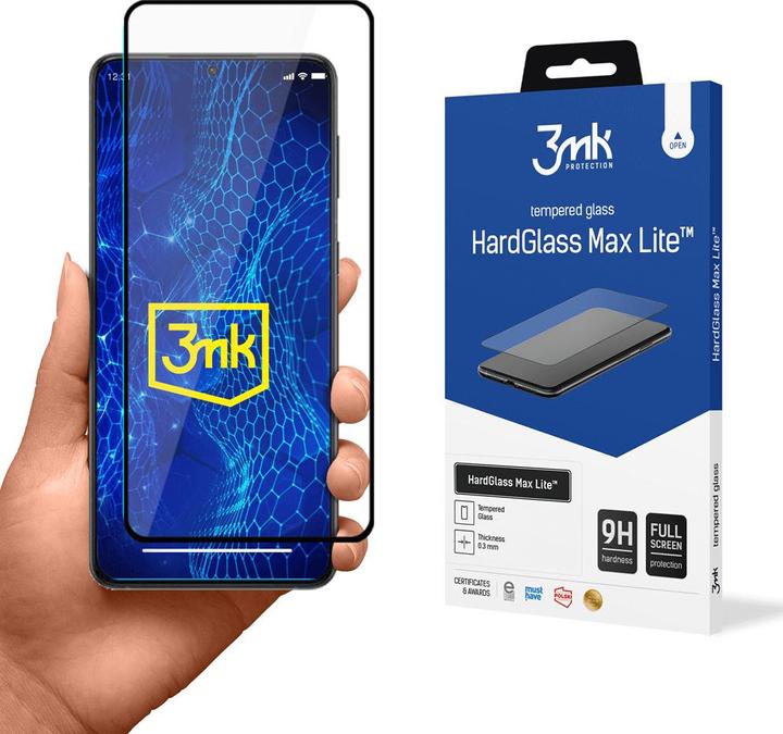 Produktbild 3MK Hardglass Max Lite Bildschirmschutz (1 Stück, Samsung Galaxy S22+)