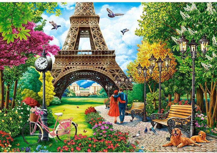 Actual product image Castorland Spring in Paris Puzzle 1000 pieces (1000 pieces)