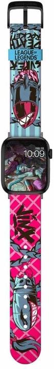 Image du produit Moby Fox League of Legends bracelet pour smartwatch Jinx (22 mm, Silicone, Acier inoxydable)