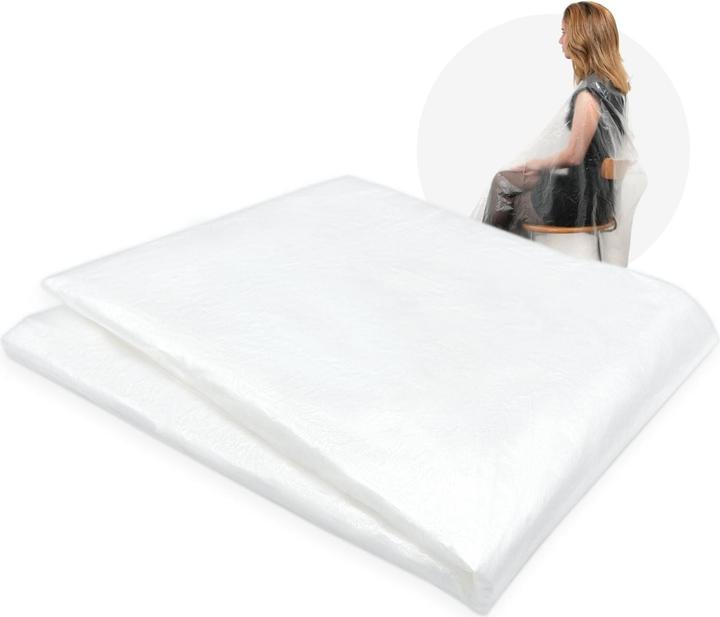 Hermex Hairdressing apron 100 pcs hair cutting apron colouring apron disposable apron