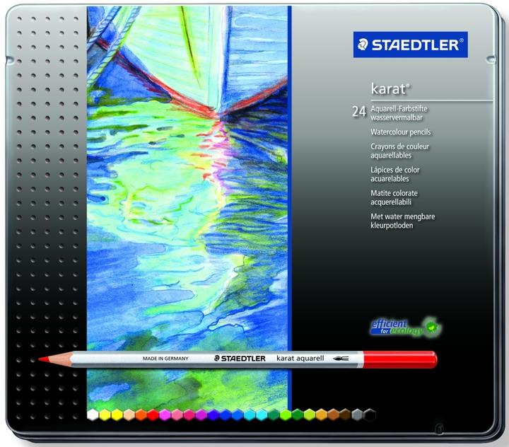 Produktbild Staedtler karat aquarell 125 Wasservermalbare Farbstifte (24 x)