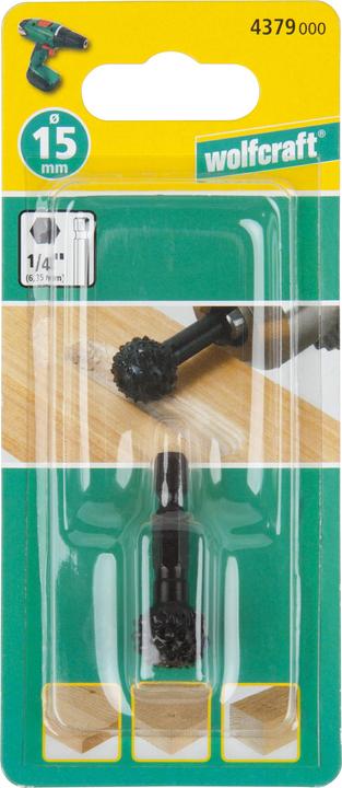 Actual product image wolfcraft wolfcraft 1 Profilraspel Holz zyl.gew. 6kt. ø12,5