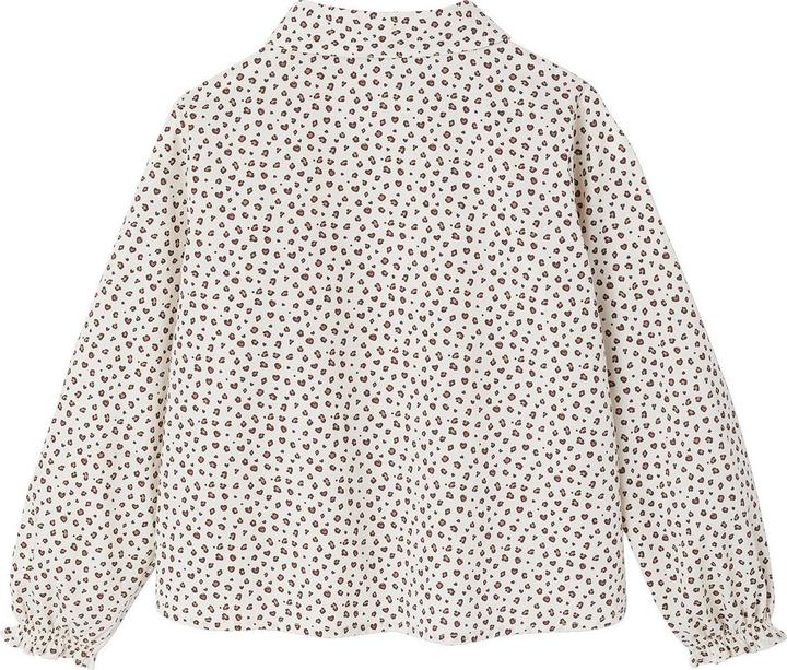 Actual product image Vertbaudet Weit geschnittene Mädchen Bluse aus Baumwollstoff (128)