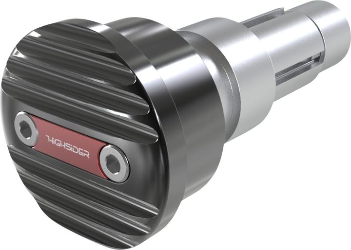 Produktbild Highsider Lenkergewichte WAVE Alu schwarz 12-22 mm rot