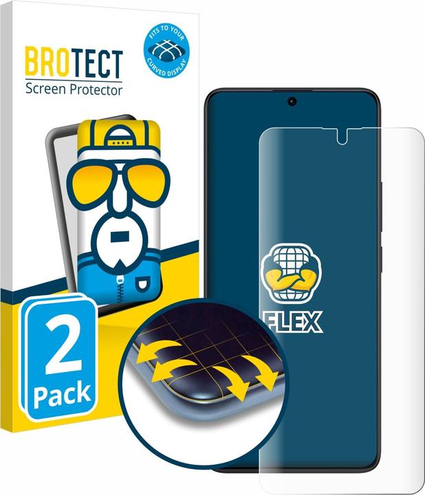 Immagine prodotto BROTECT Full-Cover Pellicola (2 Pezzo/i, Xiaomi Redmi Note 13 Pro 4G)