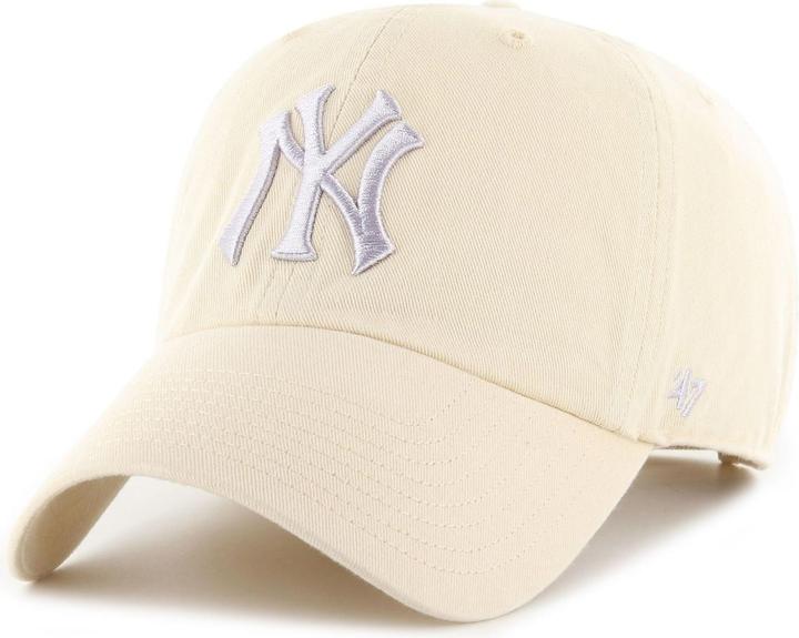 47 Brand Strapback Cap - Clean Up New York Yankees Natural