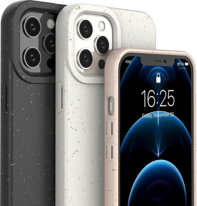 Image du produit Hurtel Eco Case Coque pour iPhone 12 Pro Coque en silicone pour téléphone Jaune (Apple iPhone 12 Pro)