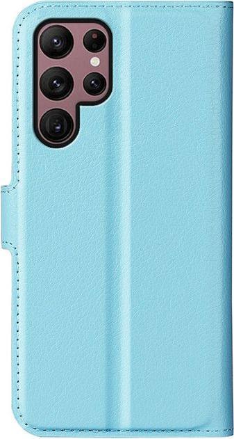 Actual product image MU Classic Litchi Leather Bookcover Series (Samsung Galaxy S23 Ultra)