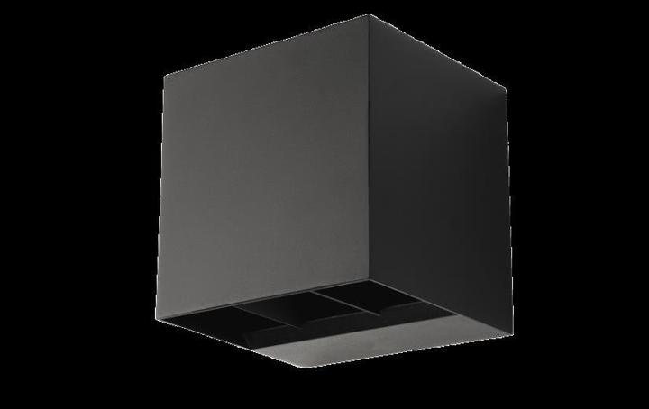 Produktbild Sg Wandleuchte ARTES IP65 sw 641707 8W 340lm 3000K dim, Winkel verstellbar (340 lm, IP44)