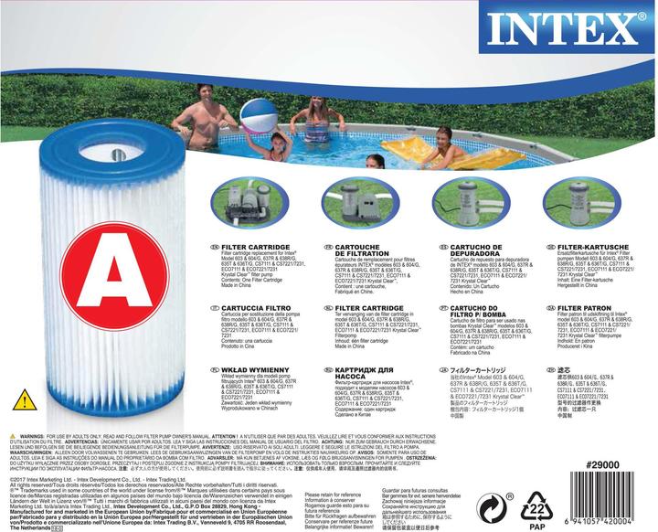 Image du produit Intex Cartouche filtrante de type A