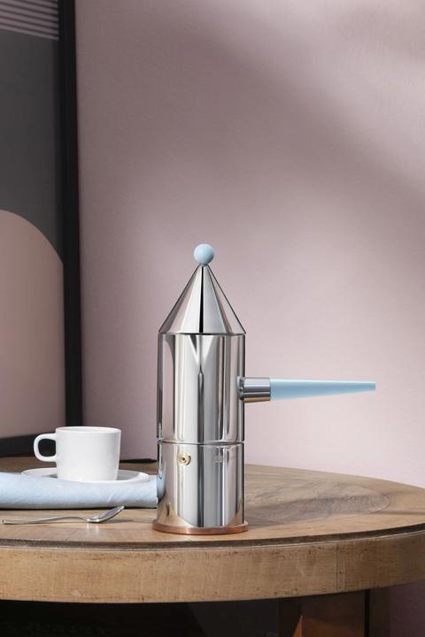 Produktbild Alessi Espressomaschine LA CONICA für 3 Tassen stahlgrau (3 T.)